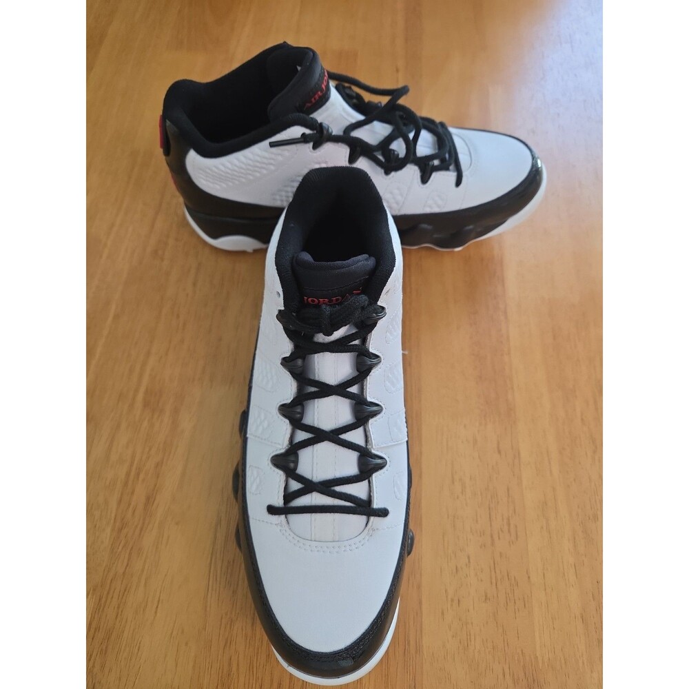 Size 7.5 - Air Jordan 9 Golf Low White Black True Red FJ5934-100